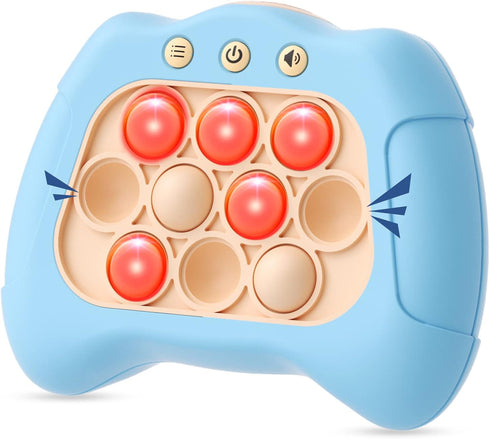 Handheld Game for Kids 6-12, Sensory Fidget Toys, Birthday Gifts for 6-12 Year Old Boys & Girls - Blue