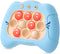 Handheld Game for Kids 6-12, Sensory Fidget Toys, Birthday Gifts for 6-12 Year Old Boys & Girls - Blue