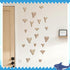 RattanView 20 Pcs Wooden Shark Teeth Nursery Wall Decor Shark Tooth Wall Art Baby Room Nursery Decor Megalodon Beach