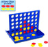 4 in a Row Game - Classic Board Game for Kids, 6 Spare Discs Included, Family Fun for Ages 3+