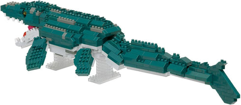 nanoblock - Dinosaurs - Mosasaurus Deluxe Edition, Advanced Hobby Series Building Kit