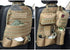 Car Seat Back Organizer, Tactical Molle Nylon Vehicle Panel, Universal Fit Car Backseat Cover Protector, Tan