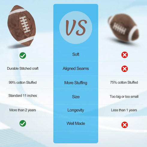 Football Plush Baby Stuffed Toys, Boy Room Pillows