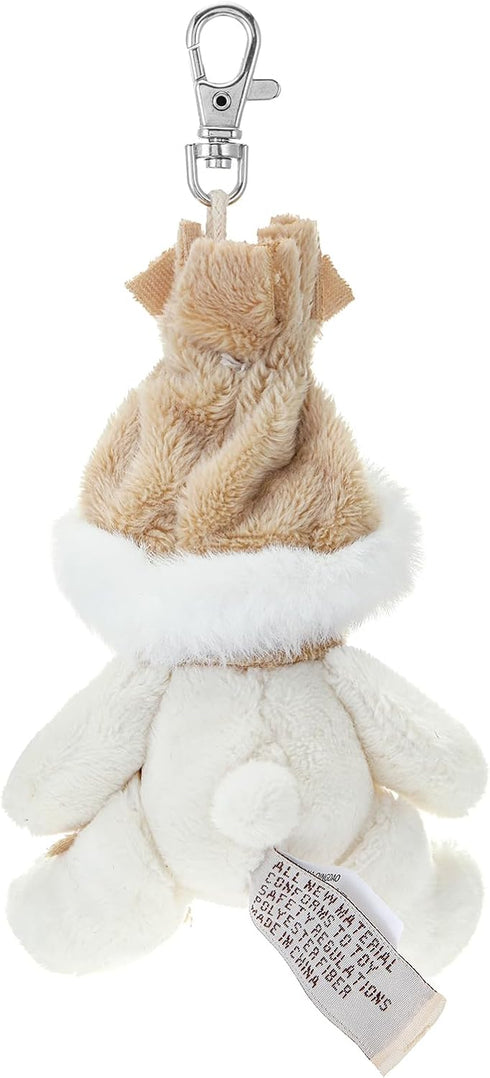 Teddy Bear Plush Keychain, 4-Inch Stuffed Animal