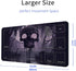 24 14 inches MTG Playmat, Skull TCG Play Mat for DND TCG x Trading Card Inked Game Playmats with Storage Bag Smooth