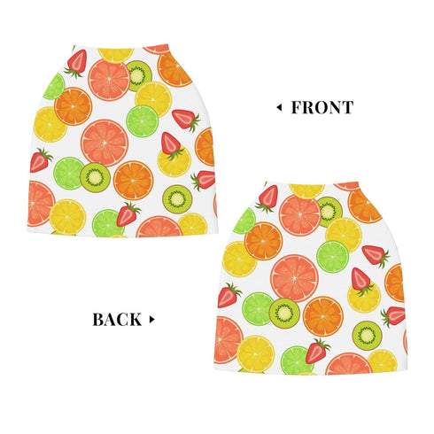 Schgap Cute Fruits Car Seat Covers Canopy for Baby, Nursing Cover Breastfeeding Baby Carrier Covers Carseat Canopy