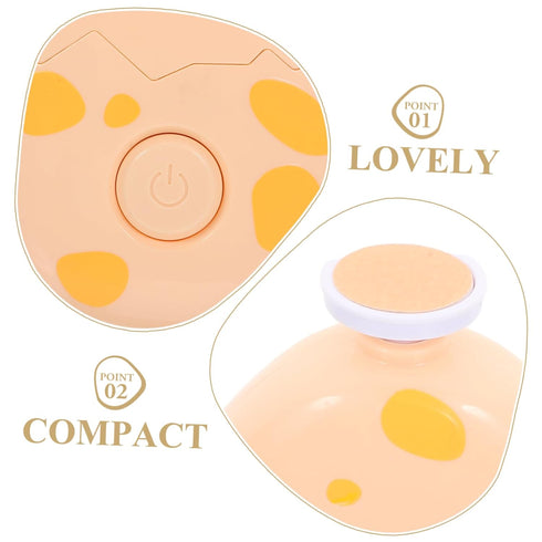 Ipetboom Trimmer Egg-shaped Electric Nail File Manicure Kit for Boys and Girls Nail Grinding Pads Portable Pedicure Kit