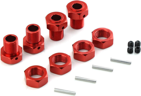 17mm Wheel Hex 5mm Extended and 17mm Wheel Nut Aluminum Alloy for ARRMA Kraton 6S Outcast 6S