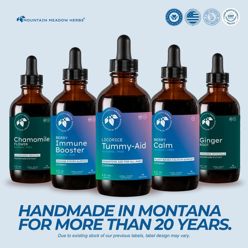 Tummy-Aid Upset 4 oz Mountain Meadow Herbs Licorice for Babies & Kids Gas Relief Drops for Colic, Stomach, Reflux