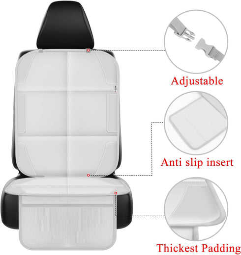 Meolsaek Car Seat Protector, Durable Waterproof Thick Pad Cover for Child Car Seat, Back Seat Protector