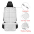 600D Gray-1 Meolsaek Car Seat Protector for Child Car Seat, Durable Fabric Waterproof Car Seat Cover with Thick Pad