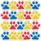 Fun Express Pawprint Erasers - 24 Pieces for Educational Learning Activities