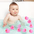 umbresen 12pcs Pink Rubber Ducks, Small Bath Toys for Preschool, Baby Shower, Pool Float, Halloween Party Favors