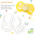 15 Dummy Patelai Pieces Soft Silicone Baby Pacifier Clips Holders Silicone Adapter Rings Holder Baby Nipple Rings