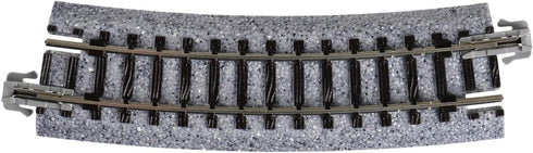 Kato 315mm (12 3/8") 15-Degree (4-Piece) USA Model Train Products Unitrack, Radius Curve Track