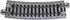 Kato 315mm (12 3/8") 15-Degree (4-Piece) USA Model Train Products Unitrack, Radius Curve Track