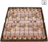 15 Inch Chinese Chess Set with PU Leather Foldable Board, Portable Xiangqi Game for 2 Players