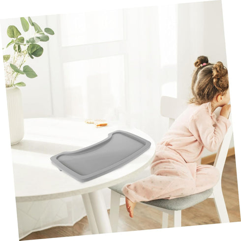 Totority Reusable High Chair Food Tray Durable Dining Tray for Easy Storage and Installation Multi Functional Tabletop