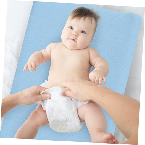 Stretchy Cotton Washable Changing Pad - Fits Standard Diaper Tables
