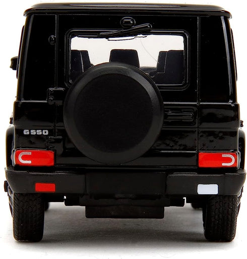 Pink Slips 1:32 W1 Mercedes Benz G Class 4x4 Die-Cast Car, Toys for Kids and Adults in Black