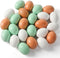 CALPALMY (24 Pieces) Hyper-Realistic Wooden Eggs - 3 Colors Wooden Fake Eggs