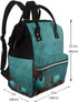 HEBSDFG Backpack Sports Ski Prints Changing Bag Baby Diaper Bags for Mom Dad, Waterproof Nappy Rucksack Multifunctional
