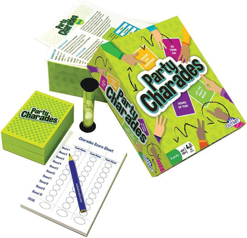 Party Charades Game – contains 550 charades – Great Family Game for 2 or more players ages 10 and up by Outset Media