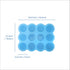 12 2.5oz Samuelworld Baby Food Storage Container, Portions x - BPA Free Silicone Freezer Tray with Clip-On Lid