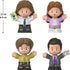 Little People Collector The Office US TV Show, Special Edition Set for Adults & Fans, 4 Figures in Display Package