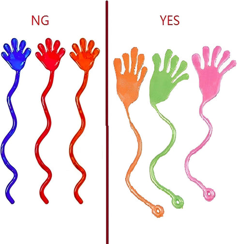 Tuko 20PCS Sticky Hands, Fun Toys for Kids' Party Favors, Stretchy Sticky Hands for Birthday Parties, Sensory Toys