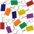 ArtCreativity Set of 12 Building Block Keychains, Fun Key Chains for Backpack, Purse, Luggage, Birthday Party Favors