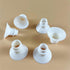 Tizuqe Compact Breast Pumps Flange Converter Versatile Breast Pumps Shield Adapter Easy to Use Silicone Breast Pumps