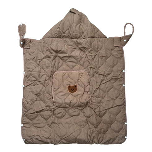 RASTKY Baby Carrier Cover Soft Windproof Breathable Infant Hooded Blanket for Stroller, Newborn