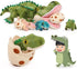 7Pcs 23.6" 3 Alligator Stuffed Animal, Giant Crocodile Plush Toy with Baby Crocodiles Plushies, Stuffed Alligator Gift
