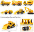 25 Pack Set 6 11 3 4 5 6 Transport Construction Airplane Toy Play Vehicles for Kids Gifts, with Construction Die-cast