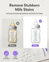 120Pcs Momcozy Official Baby Bottle Detergent Tablets Cleaning Tabs for Milk Residue Removal, Compatible with Baby