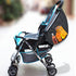 Portable Side Sling Stroller Cargo Net, Non-Slip Adjustable Straps, Storage Mesh Bag for Food and Fruit