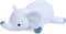 WeBingo Weighted Elephant Stuffed Animals 24", 4.2 Pounds Blue Weighted Plush for