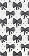 CZXW Black Bows Crib Sheets Fitted 52" x 28" Natural Cotton Soft &