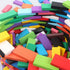 BigOtters Super Domino Blocks - 360PCS Bulk Kit, 12 Colorful Wooden Domino Blocks Educational Racing Game