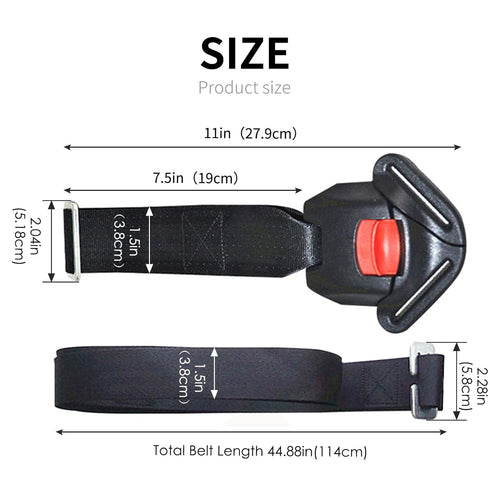 Universal Baby Highchair Stroller Pushchair 5pt Safety Harness with Locking Buckle Adjustable Straps