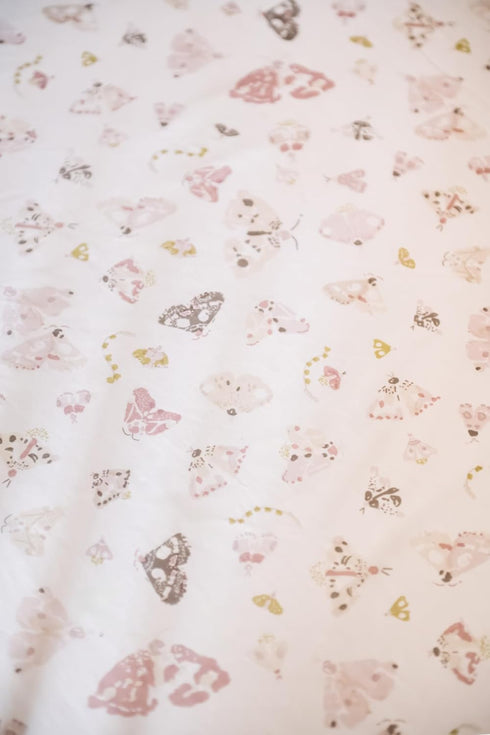 Packaging 52L 28W 8H Pehr Crib Sheet, Daydreamer | Breathable Brushed Organic Cotton for Soft Sleep | Snug Fit |