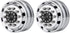 2pcs Metal Front Wheel Hubs Rims for 1/14 Tamiya Tractor Climbing Trailer RC Car Upgrade Parts