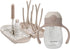MOTHER-K Travel Baby Bottle Drying Rack Set (Cream Mocha) + Sippy Cup