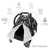 Hcpwzrf Black White Paisley Baby Car Seat Cover & Nursing Cover - Breathable Stretch Multi-Use Cover for Breastfeeding