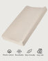 Muslin Changing Pad Cover + Nursing Pillow for Baby Boys Girls, Ultra Soft Breathable Diaper Changing Table Pad Cover