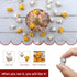 60 Fake Popcorn Miniature Resin Food Figurines Cute Slime Charms Handicraft Accessories for DIY Dollhouse Kitchen pcs