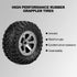 Tbest RC Tires Rubber, Crawler Tires for 1:16 RC Car Accessory