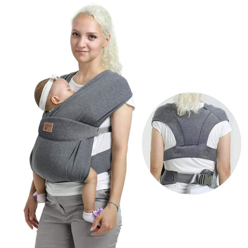 Ergonomic Baby Carrier for Newborns to Toddlers, Skin-Friendly and Soft Front Baby