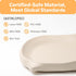 NICEMER Baby Changing Pad Wipeable & Waterproof, Soft & Non-Slip Adjustable Safety Belt, Changing Table and Dresser